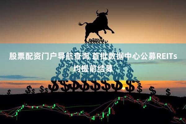 股票配资门户导航查询 首批数据中心公募REITs均提前结募