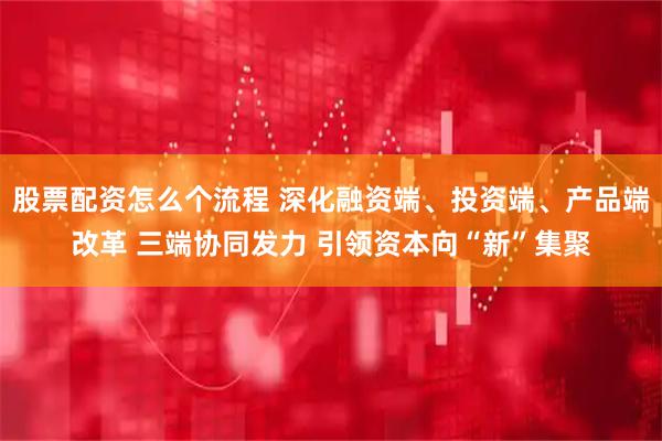 股票配资怎么个流程 深化融资端、投资端、产品端改革 三端协同发力 引领资本向“新”集聚