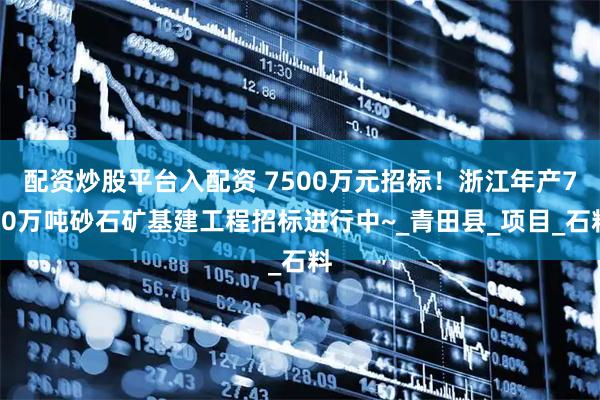 配资炒股平台入配资 7500万元招标！浙江年产700万吨砂石矿基建工程招标进行中~_青田县_项目_石料