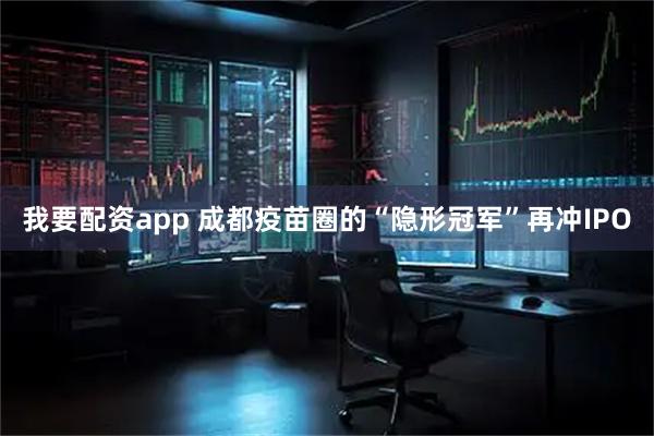 我要配资app 成都疫苗圈的“隐形冠军”再冲IPO